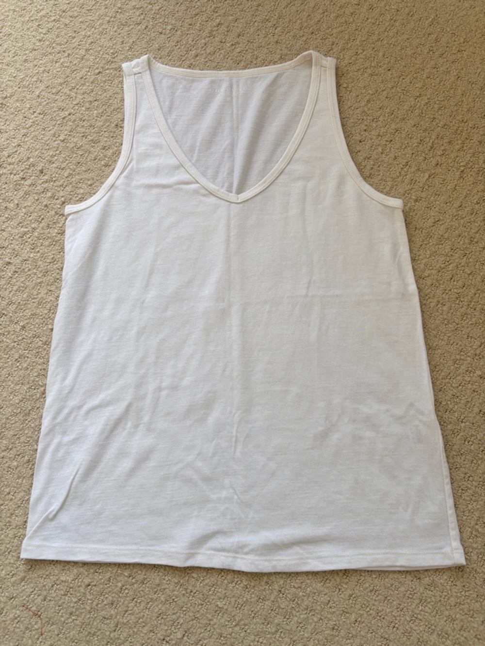 Everyday V-Neck White Tank Top